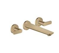 Hansgrohe Mitigeur baignoire AXOR Citterio C 49482140 encastré 3 trous Bronze brossé, montage mural