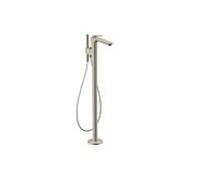 hansgrohe Axor Citterio C mitigeur de bain 49440820 sans structure, nickel brossé, sur pied, saillie 194 mm