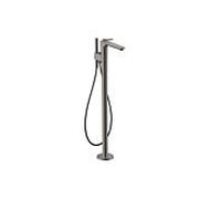 hansgrohe Axor Citterio C mitigeur de bain 49441330 sans structure, chrome noir poli, sur pied, saillie 194 mm