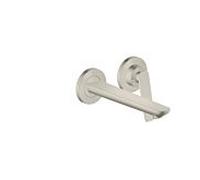 hansgrohe AXOR Citterio C Mitigeur monocommandé pour lavabo encastré pour montage mural, bec 195mm, 49110800, Couleur: Acier inoxydable Optic