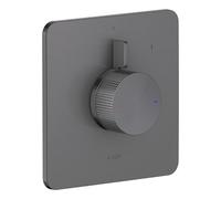 Mitigeur AXOR hansgrohe Citterio C 49651340, montage encastré, ensemble de finition, 1 Verbraucher , chrome noir brossé