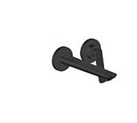 hansgrohe Axor Citterio C mitigeur lavabo 49110670 sans structure, noir mat, encastré, montage mural, saillie 193mm