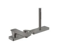 hansgrohe AXOR Citterio C Mitigeur monocommandé 3 trous pour bain avec sBox, 2 consommateurs, 49430330, Couleur: Chrome noir poli