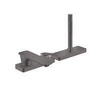 hansgrohe AXOR Citterio C Mitigeur monocommandé 3 trous pour bain avec sBox, 2 consommateurs, Cubic cut, 49431340, Couleur: Chrome noir brossé