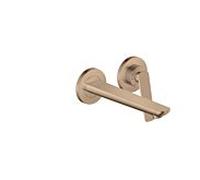 Hansgrohe Mitigeur lavabo AXOR Citterio C 49110300 mural encastré bec 195 mm Rouge Or poli