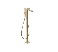 Hansgrohe Mitigeur monocommandé AXOR Citterio C bain-au-sol 2 consommateurs Cubic cut Bronze brossé