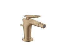 Hansgrohe Mitigeur monocommandé bidet AXOR Citterio C – Cubic cut, vidage à tirette – Bronze brossé