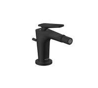 hansgrohe AXOR Citterio C Mitigeur monocommandé pour bidet, avec vidage à tirette, Cubic cut, 49211670, Couleur: noir mat