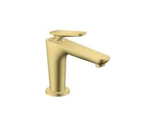 hansgrohe AXOR Citterio C Mitigeur monocommandé pour lavabo 90, avec CoolStart pour lave-mains et garniture de vidage, 49020950, Couleur: laiton brossé