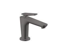 hansgrohe AXOR Citterio C Mitigeur monocommandé pour lavabo 90, avec CoolStart pour lave-mains et garniture de vidage, 49020340, Couleur: Chrome noir brossé