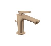 hansgrohe AXOR Citterio C Mitigeur monocommandé pour lavabo 90, avec CoolStart pour lave-mains et vidage à tirette, 49010310, Couleur: Or rouge brossé