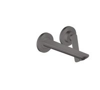 Hansgrohe Mitigeur lavabo Axor Citterio C 49110340 mural encastré bec 195 mm chrome noir brossé