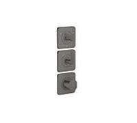 Hansgrohe hansgrohe Thermostat Module Axor Citterio C cub cut, brossé noir, encastré avec rosaces Quantité:1