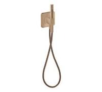 Hansgrohe Unité Axor Citterio C 49626310 120/120 SoftSquare douchette 2 jets or rouge brossé