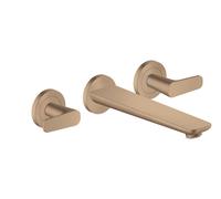 hansgrohe AXOR Citterio C Robinetterie de baignoire 3 trous encastrée pour montage mural, 1 consommateur, 49482310, Couleur: Or rouge brossé