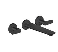 Hansgrohe Mitigeur bain-douche encastrable Axor Citterio C 3 trous Coupe rhombique 222mm Noir mat