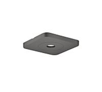 hansgrohe Axor Citterio C rosace 28802340 120/120 softsquare, Chrome Noir Brossé