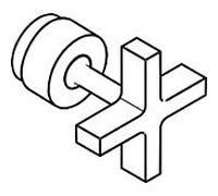 hansgrohe Axor Citterio croisée Axor Citterio 3 trous 39295000 mitigeur lavabo version murale chrome