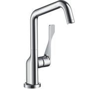 hansgrohe AXOR Citterio DN15 mitigeur monocommande de cuisine DN15 260 avec bec orientable, 39850800, Couleur: aspect inox