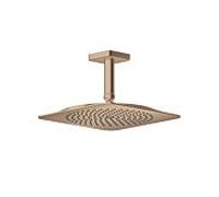 Hansgrohe Douche de tête AXOR Citterio C 270/270 EcoSmart, raccord plafond, Rouge poli or, 28793300