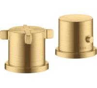 hansgrohe AXOR Citterio E 2 trous pour baignoire avec thermostat, 36412250, Couleur: Optique or brossé