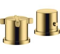 hansgrohe AXOR Citterio E 2 trous pour baignoire avec thermostat, 36412990, Couleur: Optique en or poli