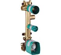hansgrohe Axor Citterio E corps de base 36708180 3 consommateurs, pour thermostat encastré 380 x 120 mm