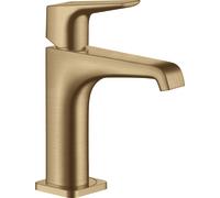 hansgrohe AXOR Citterio E mitigeur monocommande de lavabo 125 avec béqu'ille sans garniture de vidage, 36111140, Couleur: Bronze brossé