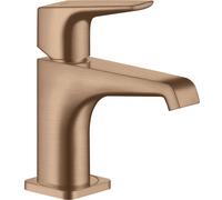 hansgrohe AXOR Citterio E Mitigeur monocommande de lavabo 90 avec poignée sans timon, 36112310, Couleur: Or rouge brossé