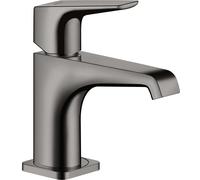 hansgrohe AXOR Citterio E Mitigeur monocommande de lavabo 90 avec poignée sans timon, 36112330, Couleur: Chrome noir poli