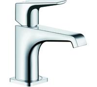 hansgrohe AXOR Citterio E Mitigeur monocommande de lavabo 90 avec poignée sans timon, 36112800, Couleur: Acier inoxydable Optic