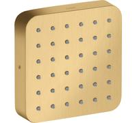 hansgrohe AXOR Citterio E module de douche encastré 12 x 12, 36822250, Couleur: Optique or brossé