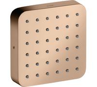 hansgrohe AXOR Citterio E module de douche encastré 12 x 12, 36822300, Couleur: Rouge poli or