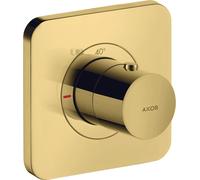hansgrohe AXOR Citterio E Thermostat module encastré 12 x 12, 36702990, Couleur: Optique en or poli