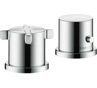hansgrohe AXOR Citterio E 2 trous pour baignoire avec thermostat, 36412000, Couleur: chrome
