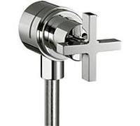 hansgrohe Axor Citterio Fixfit stop 39883000 robinet d'arrêt, avec Axor Citterio croisée Axor Citterio Fixfit