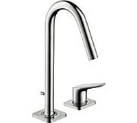 hansgrohe Axor Citterio M 160 2 trous mitigeur lavabo 34132000 projection 135mm, avec tirant garniture de vidange , chromé