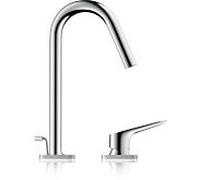 hansgrohe Axor Citterio M mélangeur de cuisine 34822000 avec douchette extensible, chrome, montage 2 trous