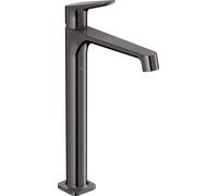 hansgrohe AXOR Citterio M Mitigeur monocommande de lavabo pour lavabo sans garniture de vidage, 34127330, Couleur: Chrome noir poli