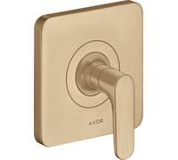 hansgrohe AXOR Citterio M robinet d'arrêt encastré DN15 / DN20, 34960140, Couleur: Bronze brossé