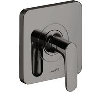 hansgrohe AXOR Citterio M robinet d'arrêt encastré DN15 / DN20, 34960330, Couleur: Chrome noir poli