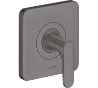 hansgrohe AXOR Citterio M robinet d'arrêt encastré DN15 / DN20, 34960340, Couleur: Chrome noir brossé