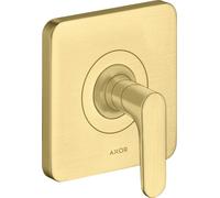 hansgrohe AXOR Citterio M robinet d'arrêt encastré DN15 / DN20, 34960950, Couleur: laiton brossé