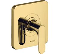 hansgrohe AXOR Citterio M robinet d'arrêt encastré DN15 / DN20, 34960990, Couleur: Optique en or poli