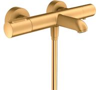hansgrohe AXOR Citterio M Thermostat de bain pour montage apparent, 2 consommateurs, 34435250, Couleur: Optique or brossé
