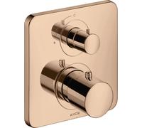 hansgrohe AXOR Citterio M thermostat encastré avec vanne d'arrêt, 34705300, Couleur: Rouge poli or