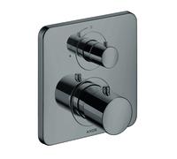 hansgrohe AXOR Citterio M thermostat encastré avec vanne d'arrêt, 34705330, Couleur: Chrome noir poli