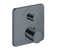 hansgrohe AXOR Citterio M thermostat encastré avec vanne d'arrêt, 34705340, Couleur: Chrome noir brossé