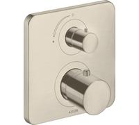 hansgrohe Axor Citterio M thermostat encastré avec vanne d'arrêt, Couleur: Nickel brossé