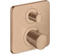 hansgrohe AXOR Citterio M thermostat encastré avec vanne d'arrêt/changeur, 34725310, Couleur: Or rouge brossé